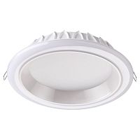 Светильник точечный LED Joia 358281 Novotech белый 1 лампа, основание белое в стиле современный 